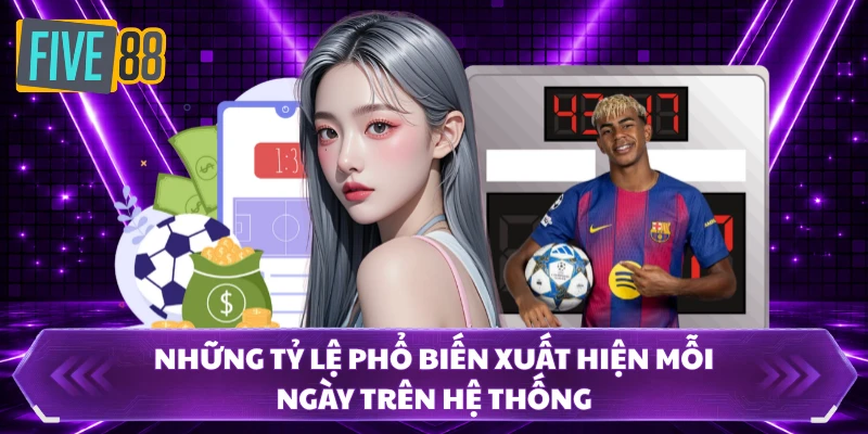 Những tỷ lệ phổ biến xuất hiện mỗi ngày trên hệ thống